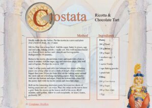 Crostata recipe Gorgiano ricotta and chocolate